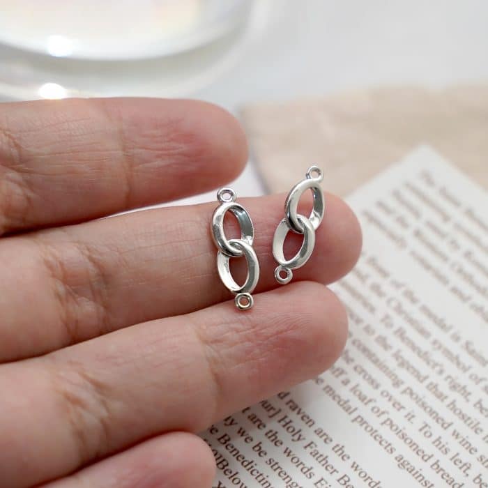 DIY双通-婚约-925银-1.8cm Catholic religious art