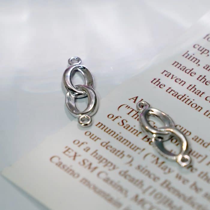 DIY双通-婚约-925银-1.8cm Catholic religious art