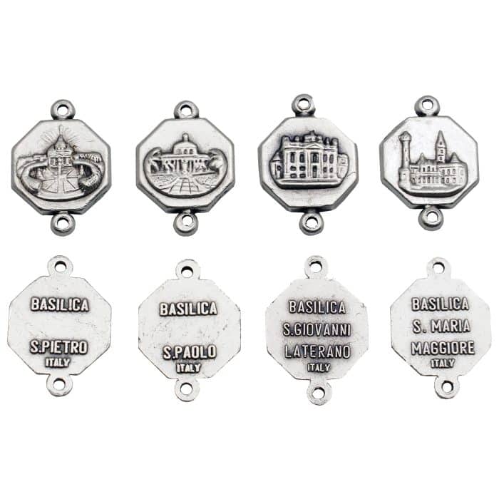 DIY套装-四大殿-六角-锌合金-1.4cm Catholic religious art