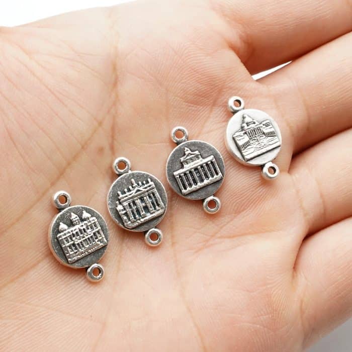 DIY套装-四大殿-圆形-锌合金-1.1cm Catholic religious art