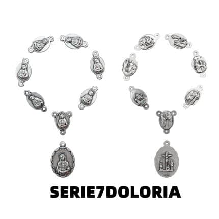 DIY套装-七苦念珠-锌合金-1.4cm