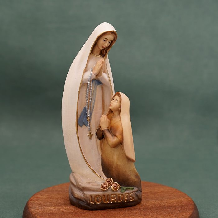 【现货】露德圣母和伯尔纳德现代版 Catholic religious art