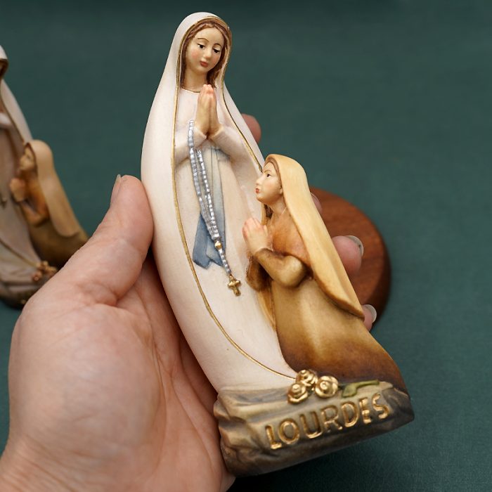 【现货】露德圣母和伯尔纳德现代版 Catholic religious art