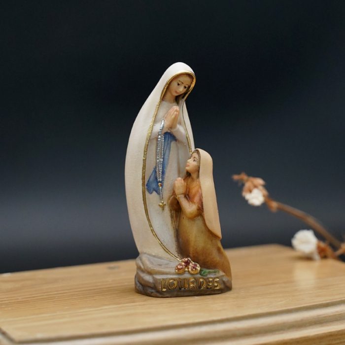 【现货】露德圣母和伯尔纳德现代版 Catholic religious art