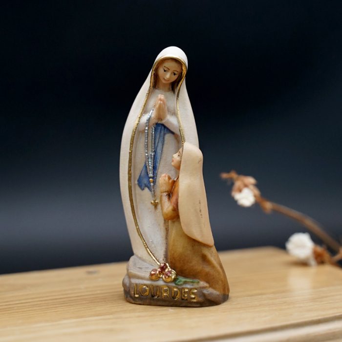 【现货】露德圣母和伯尔纳德现代版 Catholic religious art