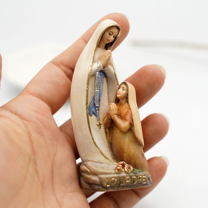 【现货】露德圣母和伯尔纳德现代版 Catholic religious art