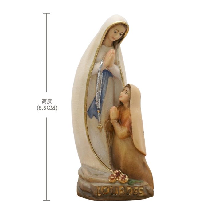 【现货】露德圣母和伯尔纳德现代版 Catholic religious art
