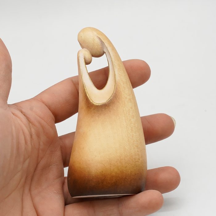 【现货】木雕 圣母抱耶稣9.5厘米 Catholic religious art