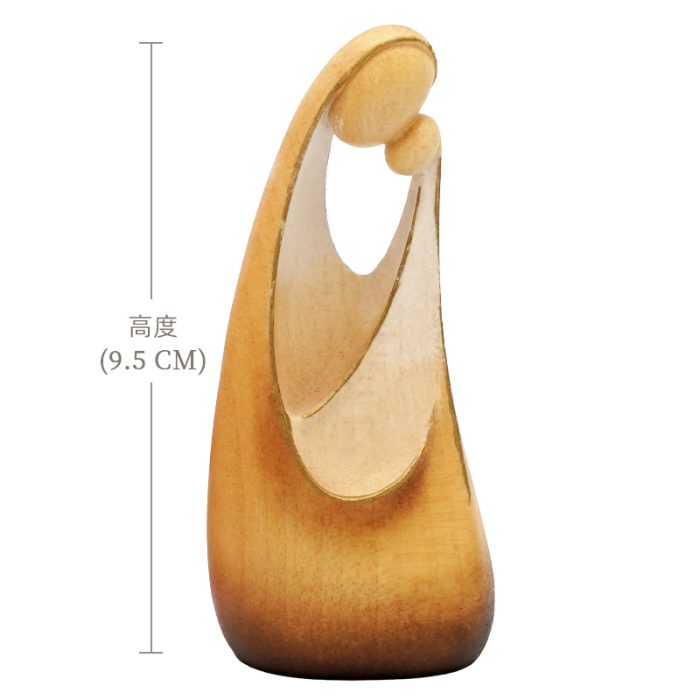 【现货】木雕 圣母抱耶稣9.5厘米 Catholic religious art