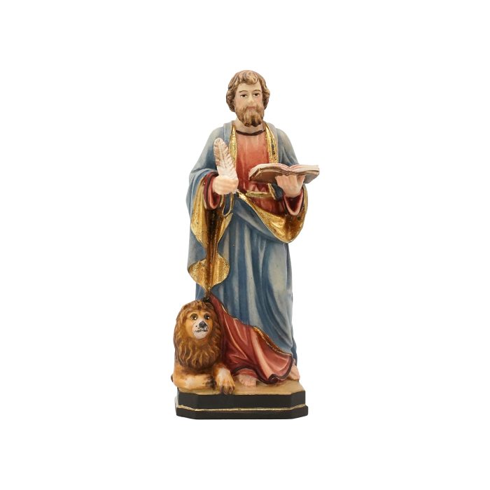 【现货】木雕 圣使马尔谷12厘米 Catholic religious art