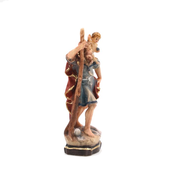【现货】基多福司机主保木雕圣像 6.5cm Catholic religious art