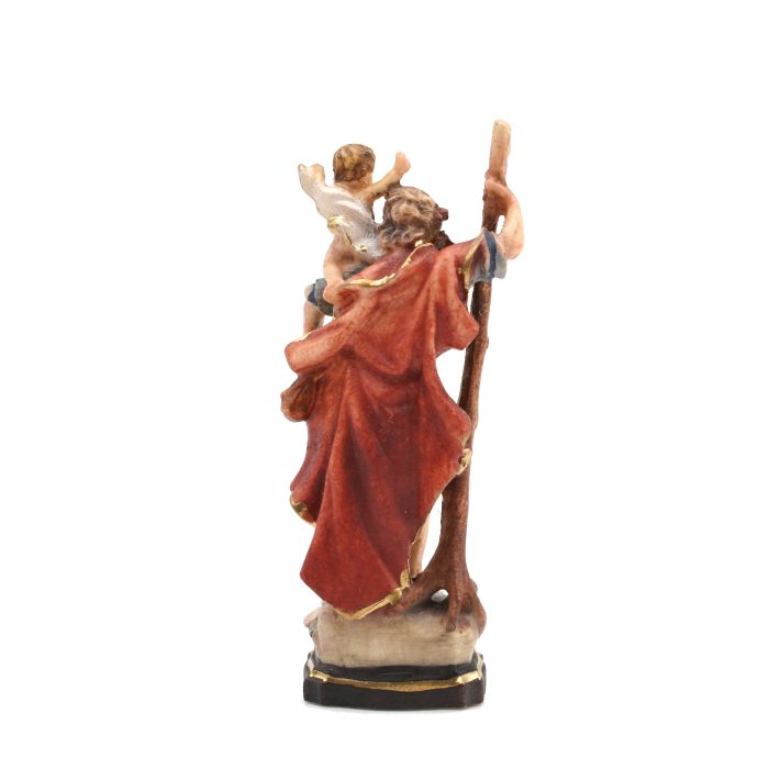 【现货】基多福司机主保木雕圣像 6.5cm Catholic religious art