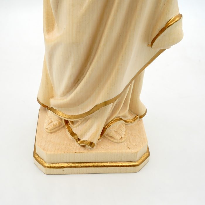 【现货】木雕 耶稣圣心木雕圣像_耶稣圣心	30厘米 原色 Catholic religious art