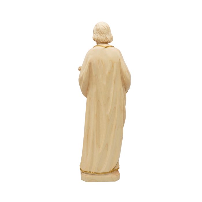 【现货】木雕 若瑟抱耶稣30厘米 原色 Catholic religious art