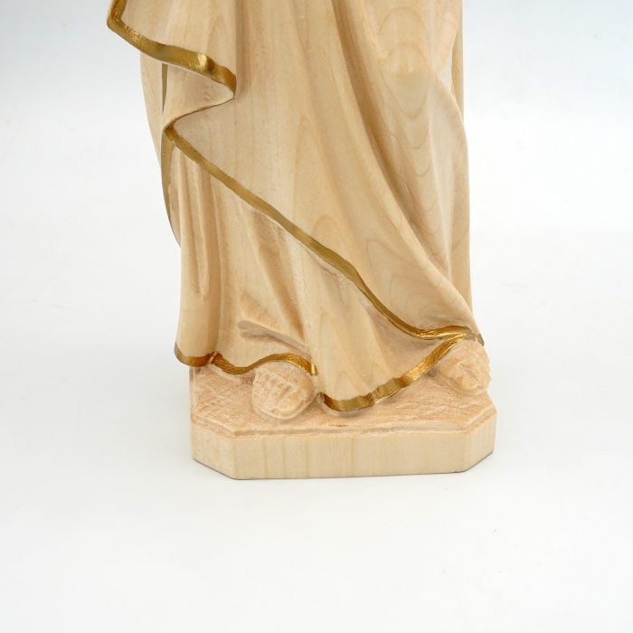 【现货】木雕 若瑟抱耶稣30厘米 原色 Catholic religious art