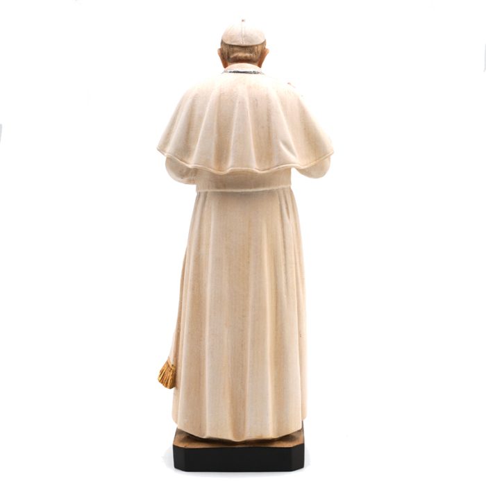 【现货】木雕 教宗方济各 20厘米 Catholic religious art