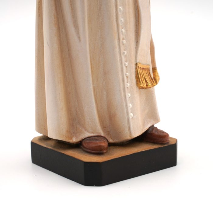 【现货】木雕 教宗方济各 20厘米 Catholic religious art