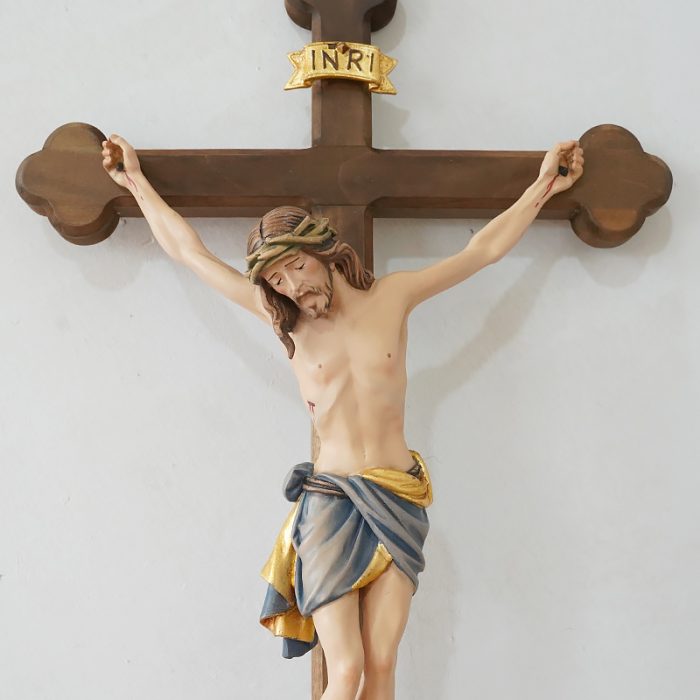 【现货】木雕 西耶那巴洛克十字架挂式 30/70cm Catholic religious art