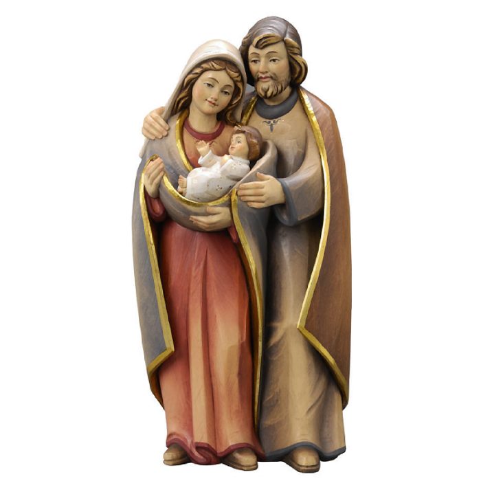 【现货】木雕-圣家组合-9厘米 Catholic religious art