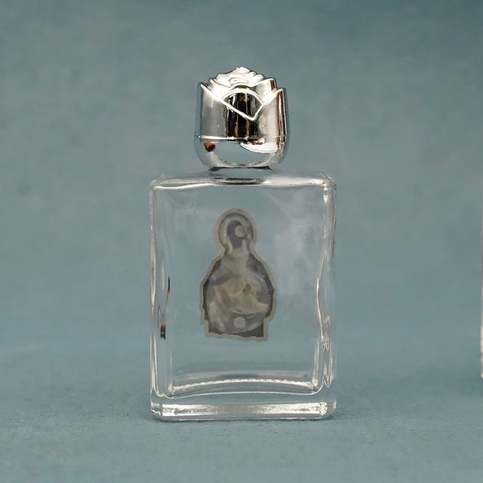 耶稣圣心 圣水瓶 长方 带镀银合金圣 异形设计 6.8cm Catholic religious art