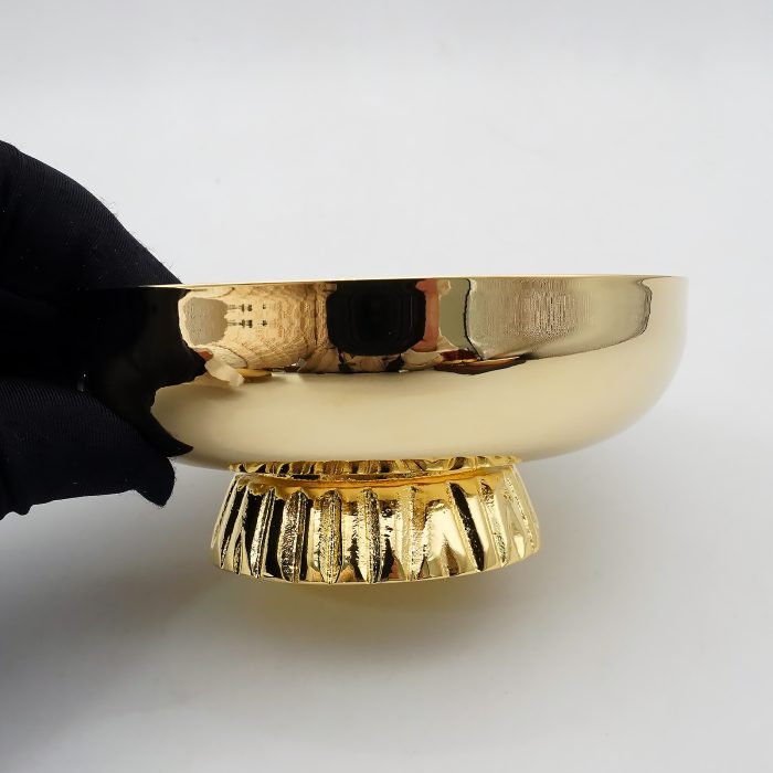 【现货】圣体碗 直径12厘米 金色 Catholic religious art