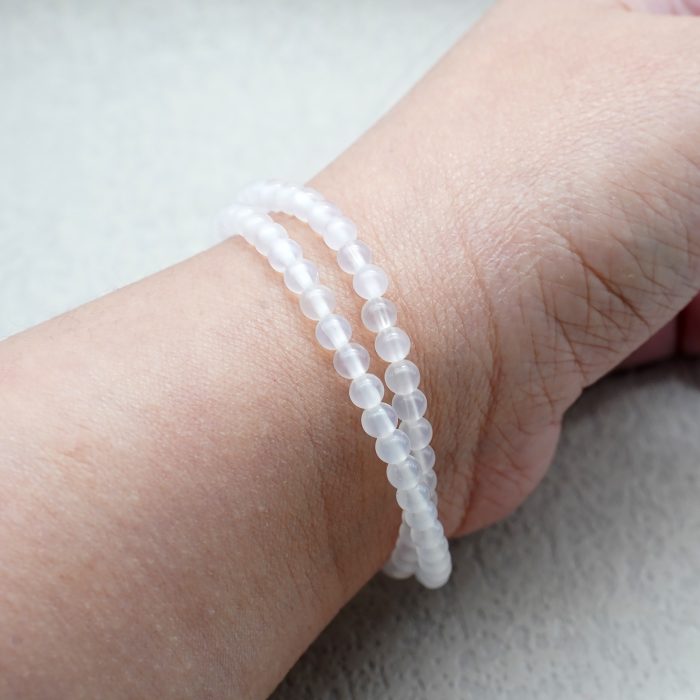 DIY珠子-白玛瑙4mm（1条约90颗） Catholic religious art