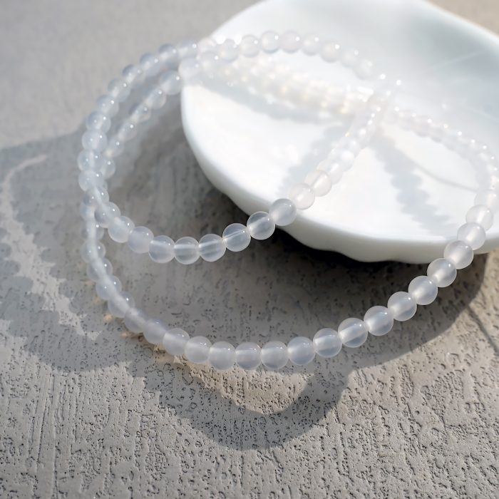 DIY珠子-白玛瑙4mm（1条约90颗） Catholic religious art