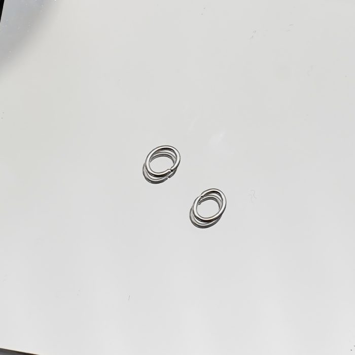 开口环-椭圆形-不锈钢-镀银-0.7x4x5mm（100个） Catholic religious art