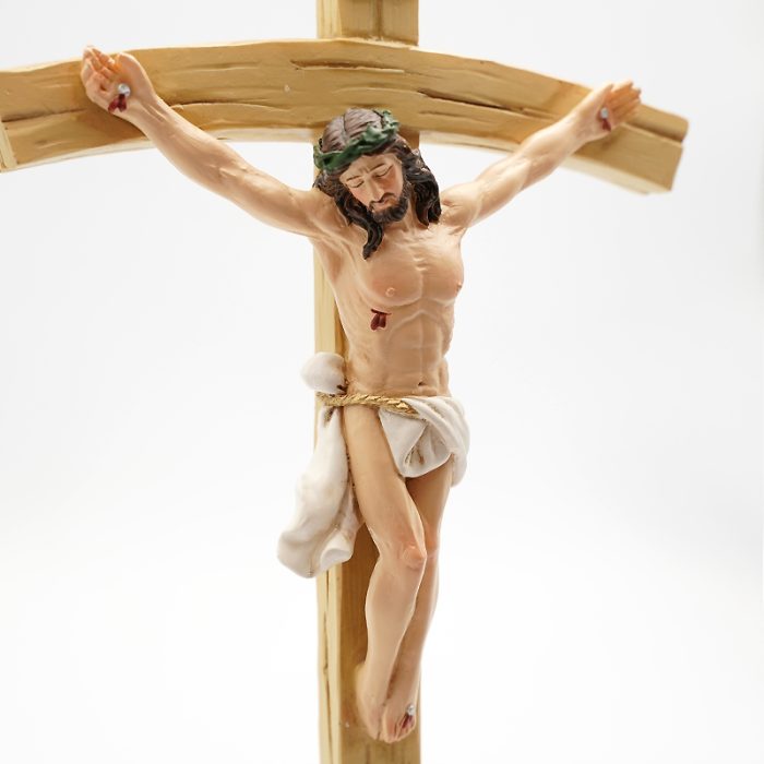十字架树脂圣像 22x12cm Catholic religious art