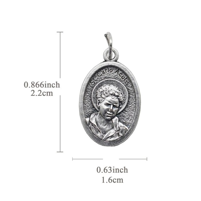 DIY小吊牌-阿库蒂斯+圣体-锌合金-2.2cm Catholic religious art