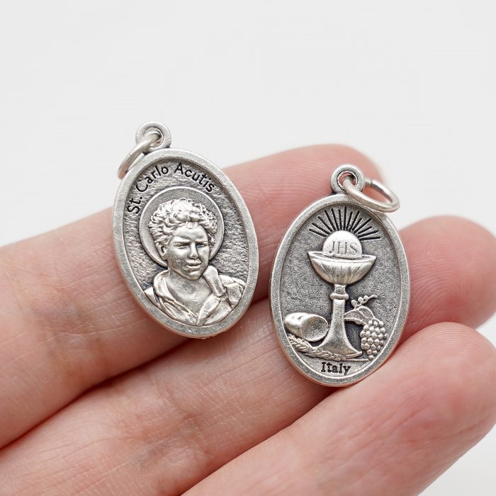 DIY小吊牌-阿库蒂斯+圣体-锌合金-2.2cm Catholic religious art