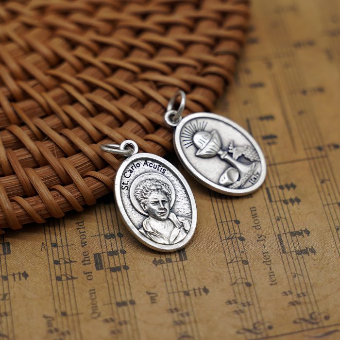 DIY小吊牌-阿库蒂斯+圣体-锌合金-2.2cm Catholic religious art