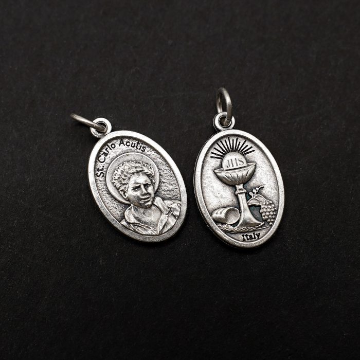 DIY小吊牌-阿库蒂斯+圣体-锌合金-2.2cm Catholic religious art