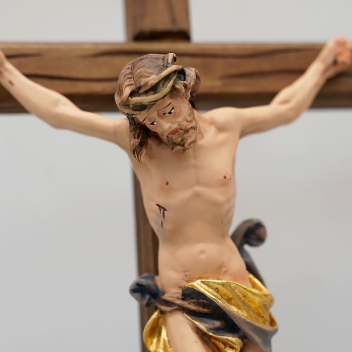 【现货】木雕 十字架与两位爱徒15/33cm Catholic religious art