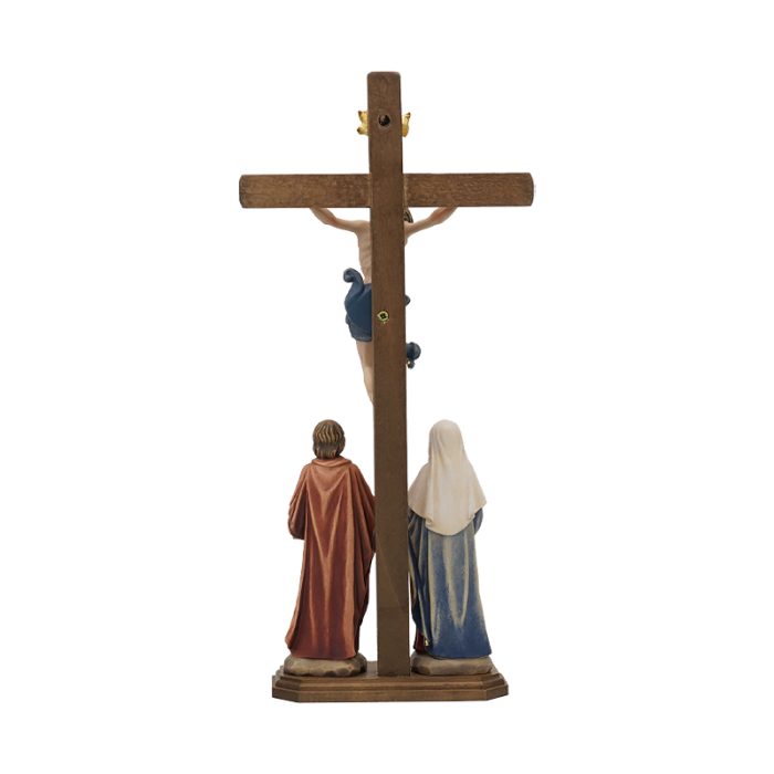 【现货】木雕 十字架与两位爱徒12/28cm Catholic religious art