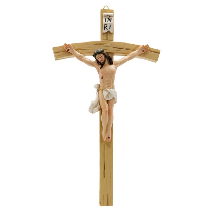 十字架树脂圣像 22x12cm Catholic religious art