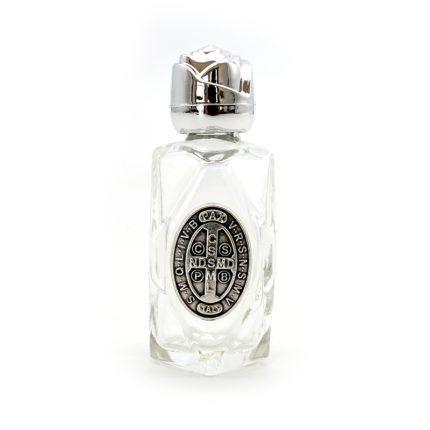 圣水瓶 菱形 带镀银合金圣 异形设计 7cm  本笃