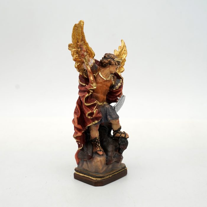 【现货】木雕 弥额尔总领天使9厘米 Catholic religious art