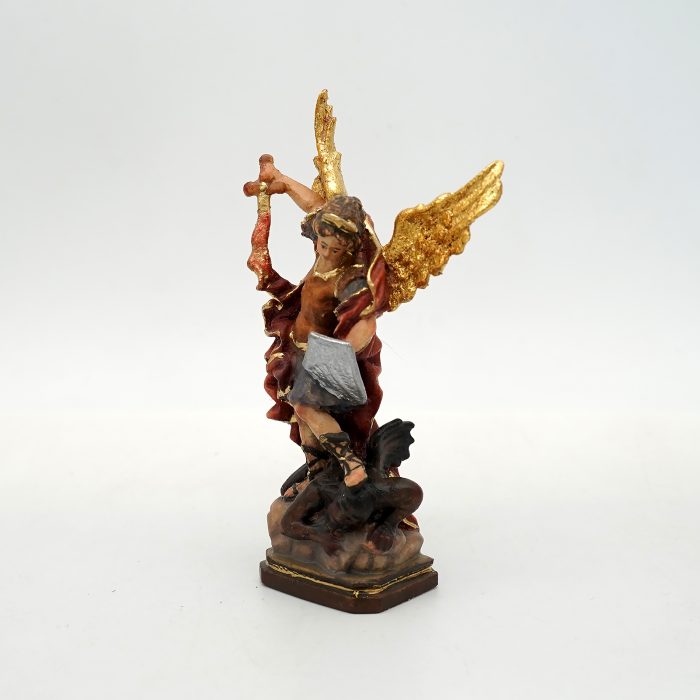 【现货】木雕 弥额尔总领天使9厘米 Catholic religious art