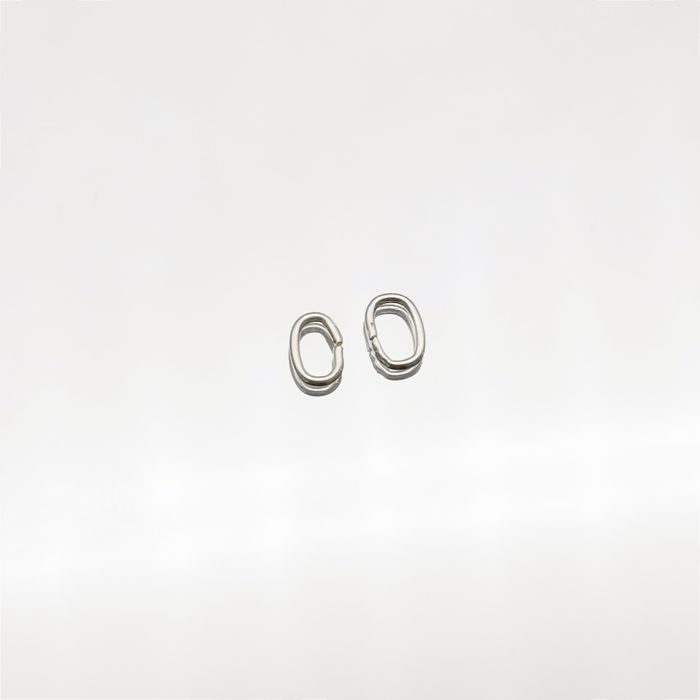 开口环-椭圆形-开口环 0.7X4X6MM 银色（100个） Catholic religious art