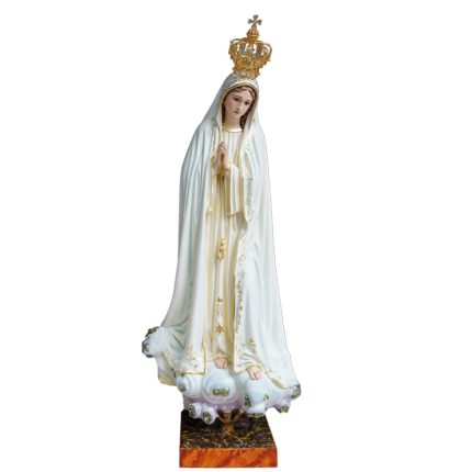 【现货】葡萄牙木雕-法蒂玛圣母-带珊瑚-60厘米