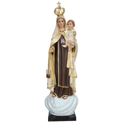 【现货】葡萄牙木雕-加尔默罗圣母-60厘米