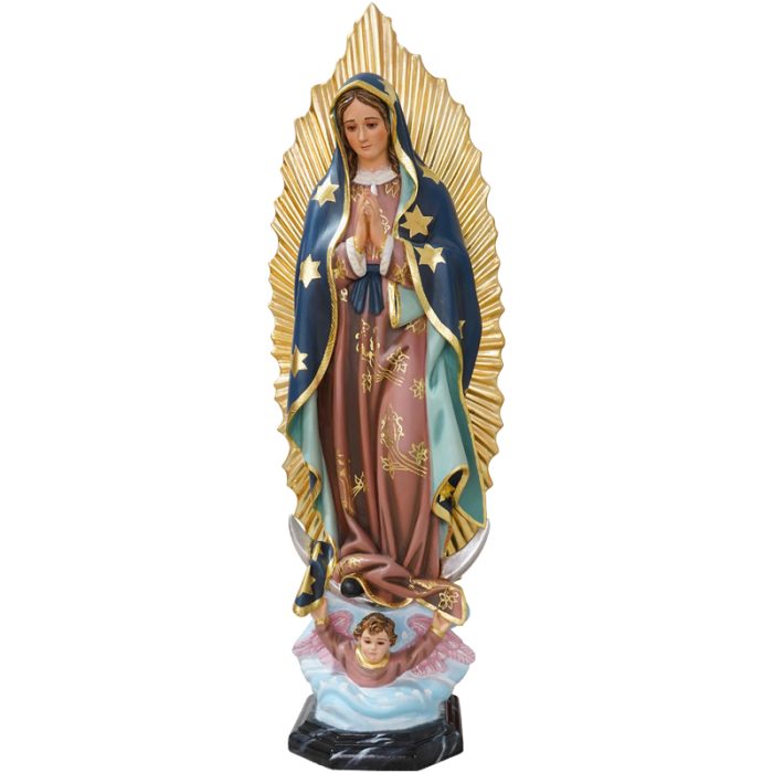 【现货】葡萄牙木雕-瓜达卢佩圣母-60厘米 Catholic religious art