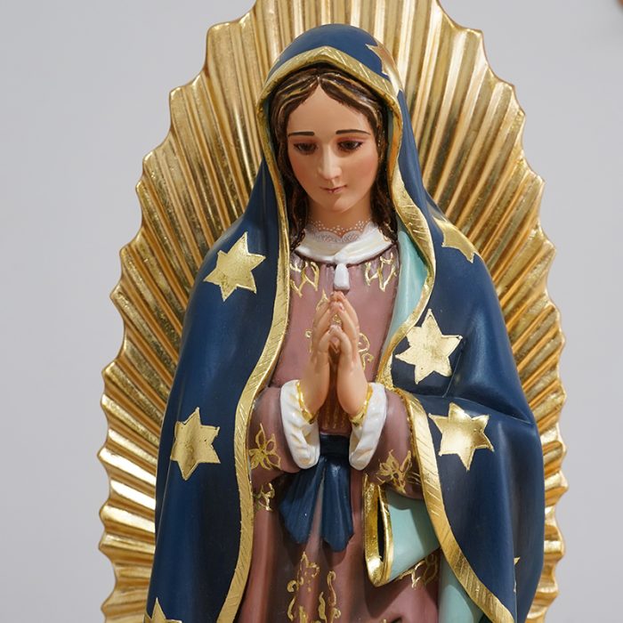 【现货】葡萄牙木雕-瓜达卢佩圣母-60厘米 Catholic religious art