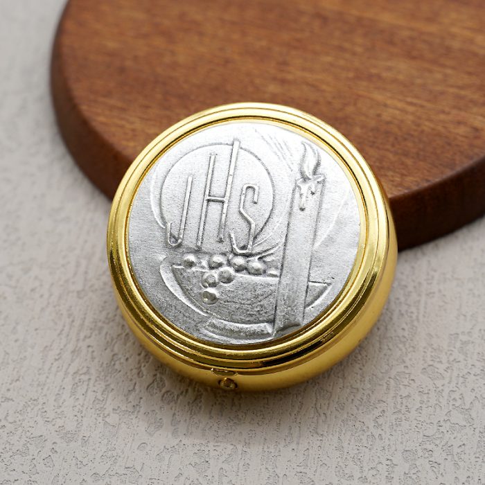 【现货】便携圣体盒- 圣体蜡烛-直径6cm Catholic religious art