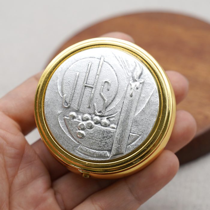 【现货】便携圣体盒- 圣体蜡烛-直径6cm Catholic religious art