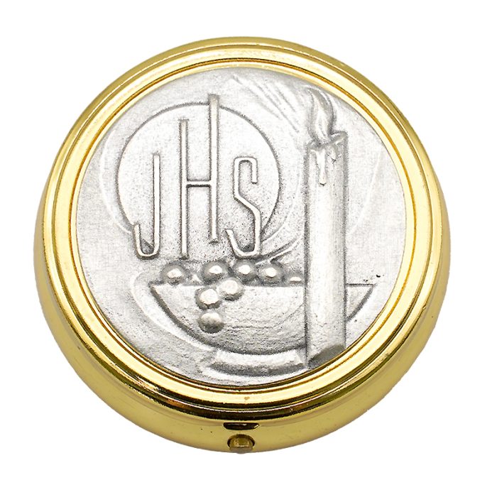 【现货】便携圣体盒- 圣体蜡烛-直径6cm Catholic religious art