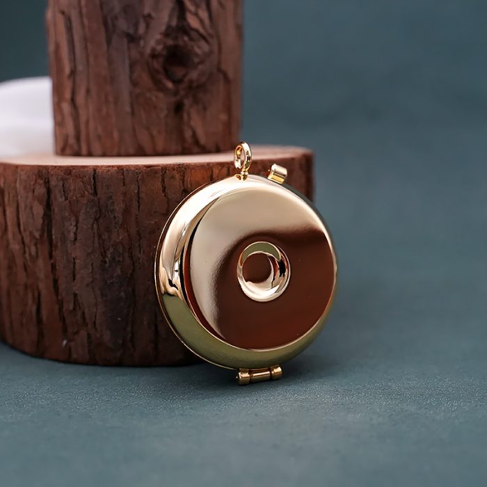 【现货】便携圣体盒- JHS与谷物图案-直径5cm Catholic religious art