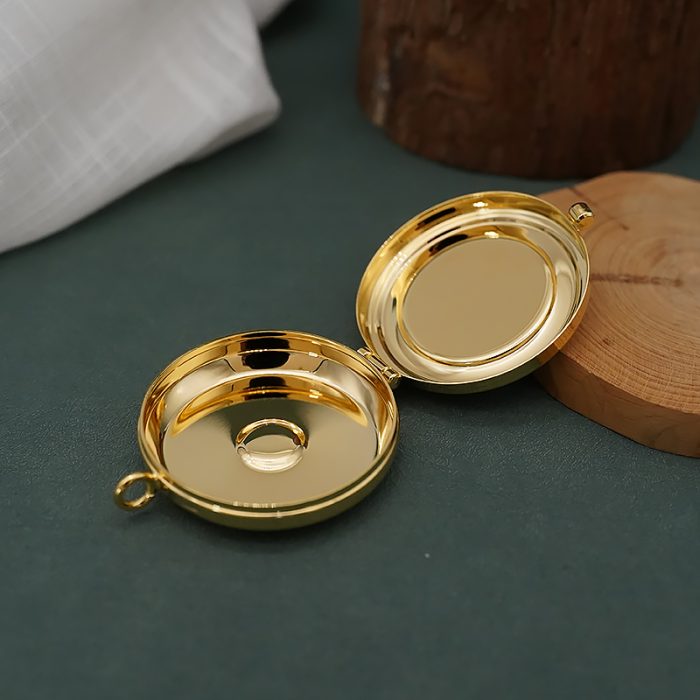 【现货】便携圣体盒- "试观此人"图案-直径5cm Catholic religious art