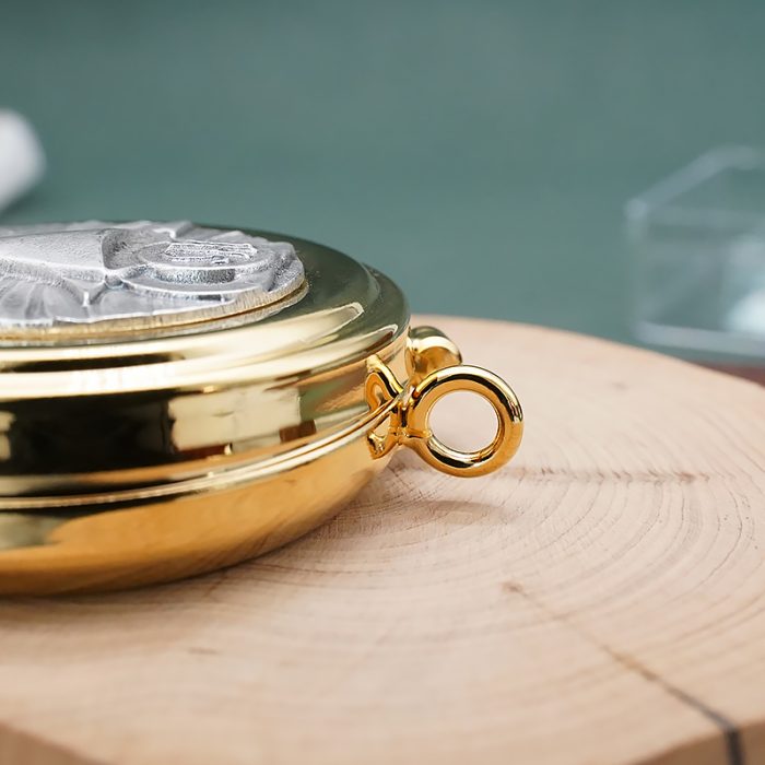 【现货】便携圣体盒-圣爵和平符号-直径5cm Catholic religious art